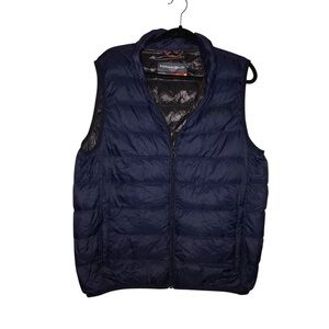Hawke & Co Men's Navy Quilted Packable Puffer Vest